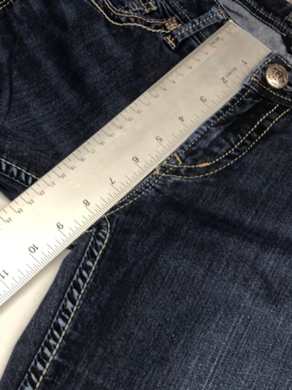Silver Jeans Brand Dark Blue Women's Jeans - Classic Denim - Picture 12 of 16
